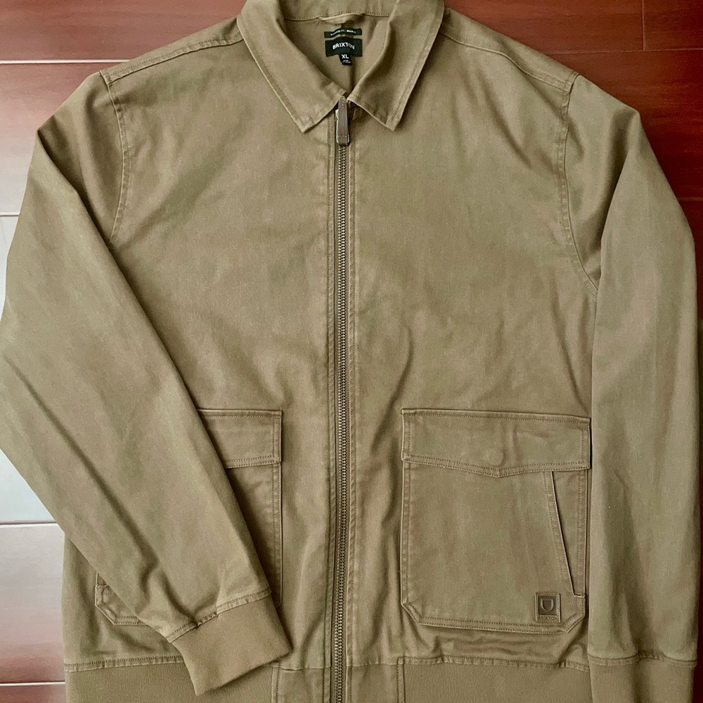 Brixton Men's Tan Military Jacket